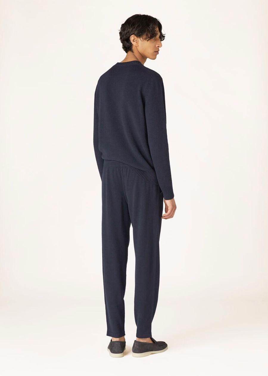 Merano Baby Cashmere Pants Navy Blue