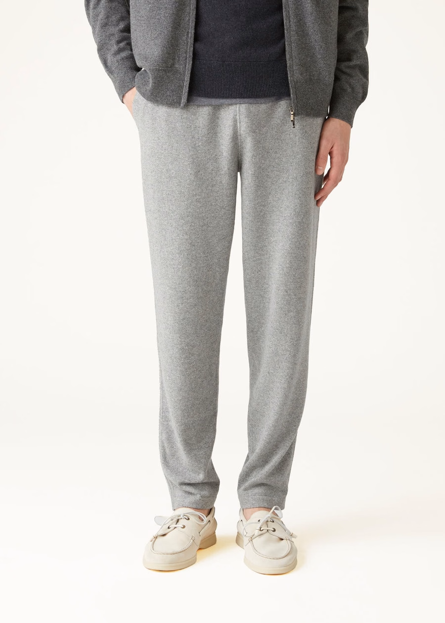 Merano Baby Cashmere Flannel Melange Pants