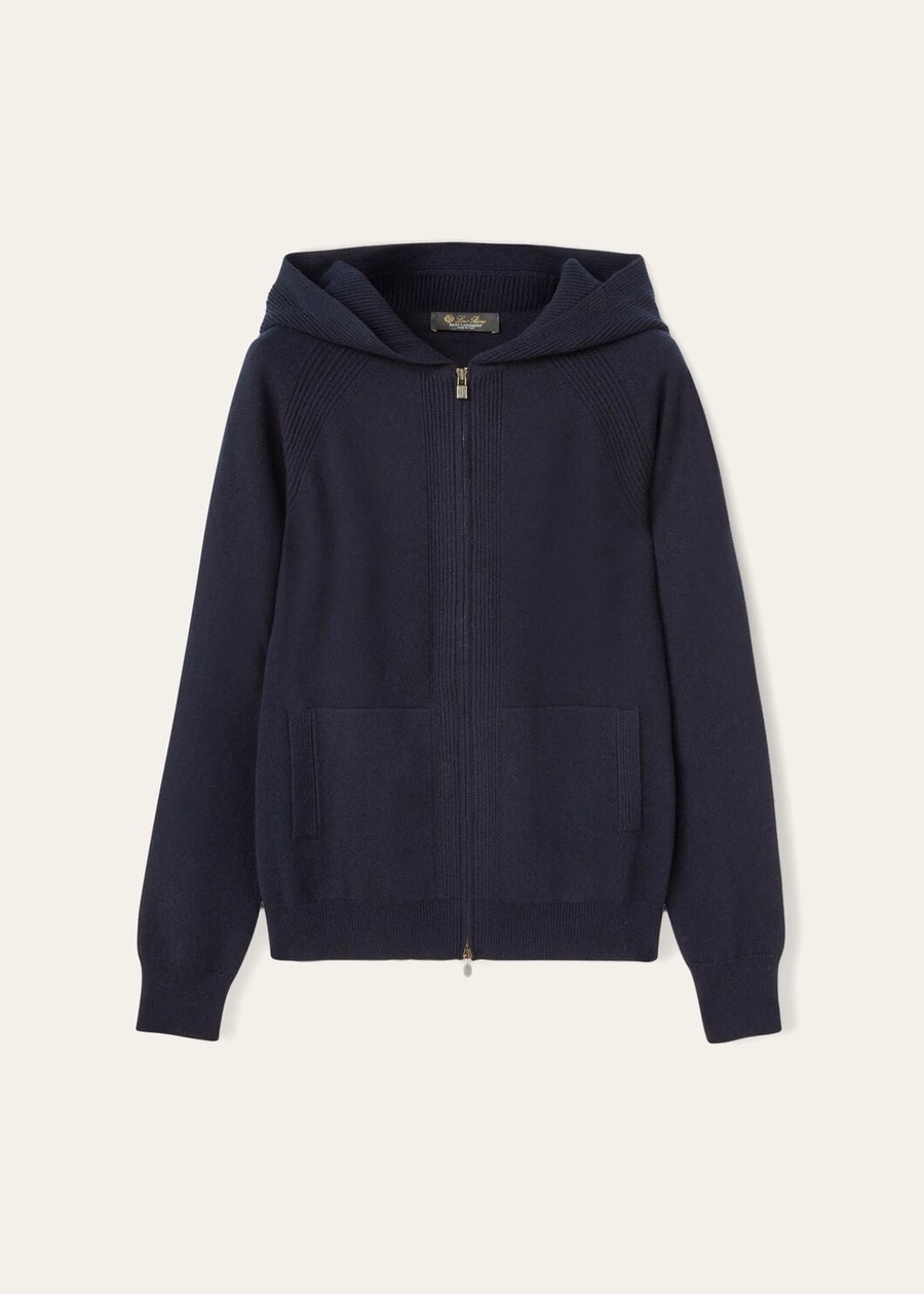 Merano Bomber Baby Cashmere Navy Blue