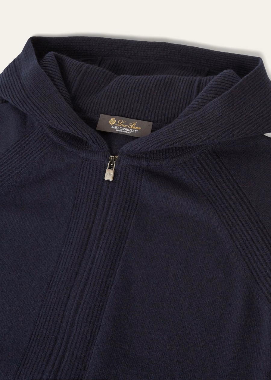 Merano Bomber Baby Cashmere Navy Blue
