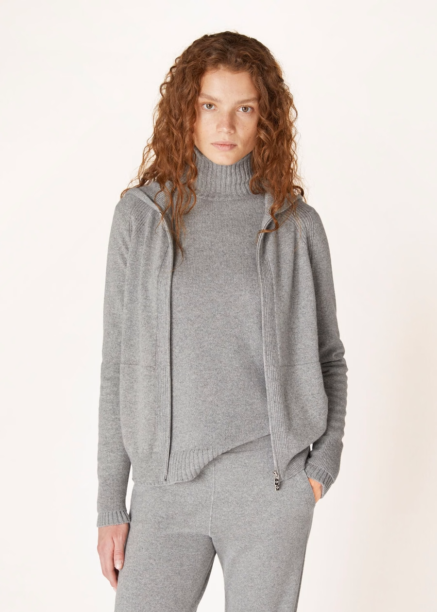Merano Bomber Baby Cashmere Flannel Melange