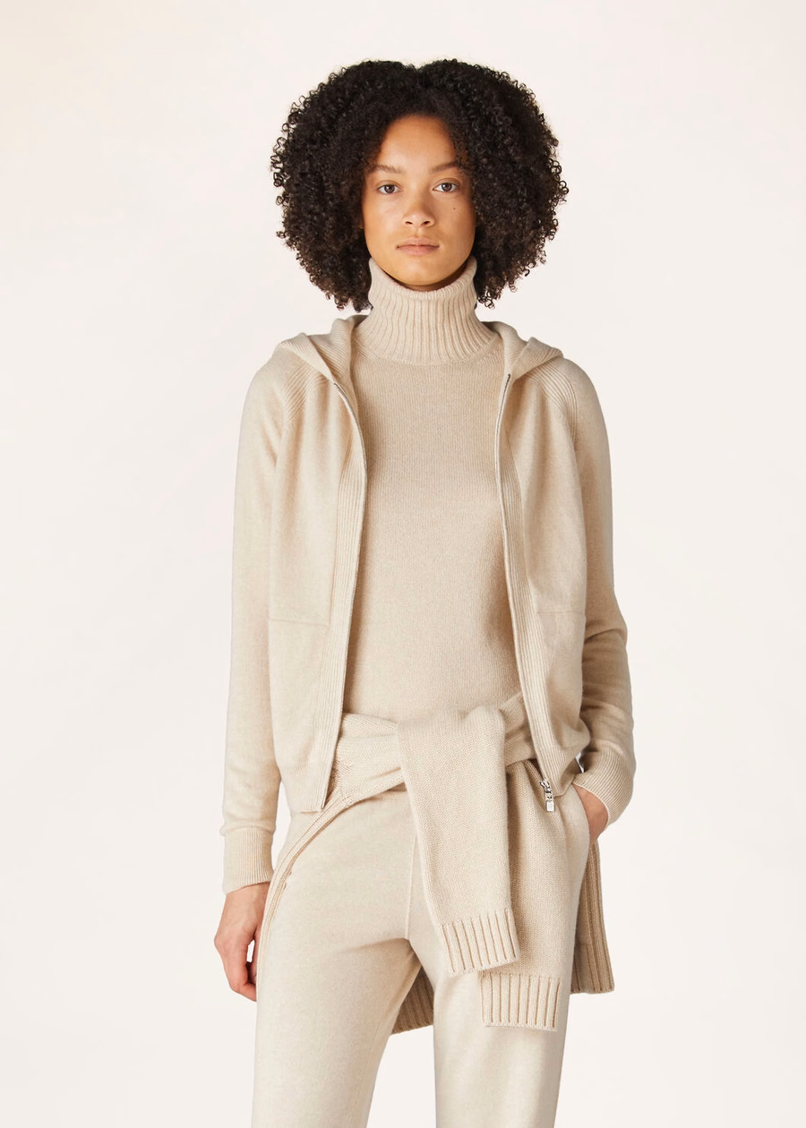 Merano Bomber Baby Cashmere Melange natural
