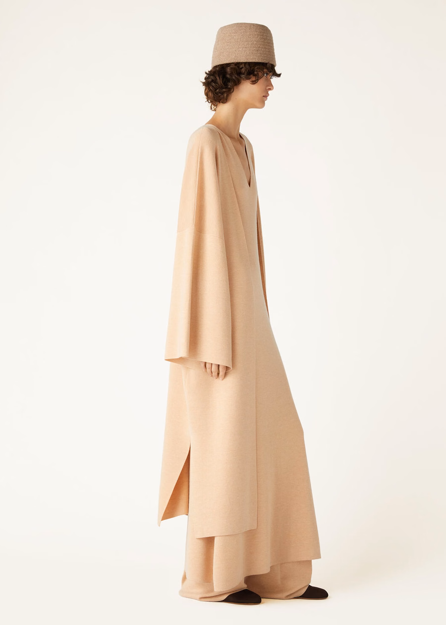 Cocooning Cardigan Silk Cashmere Papaya Whip