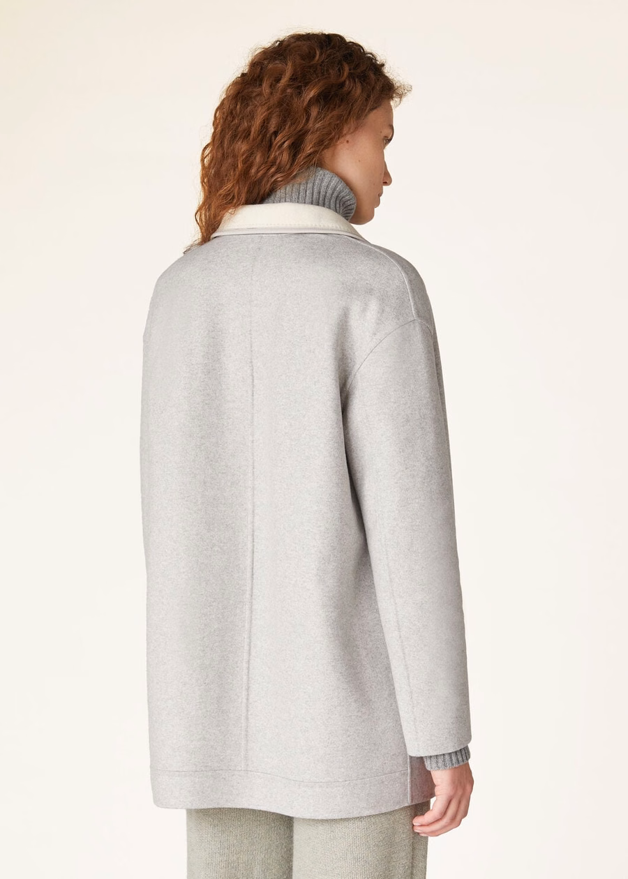 Jimi Baby Cashmere Jacket Sirius Melange/Grey