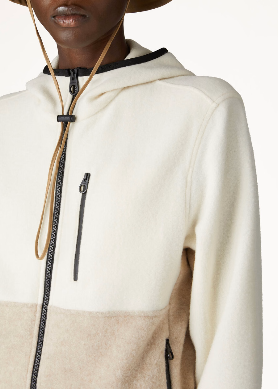 Terminillo Cashmere Nougat/Kasha Melange Hoodie
