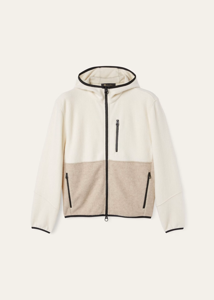 Terminillo Cashmere Nougat/Kasha Melange Hoodie