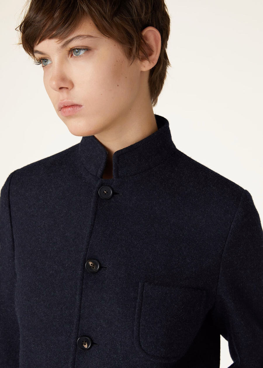 Spagna Mini Jersey Jacket Novalis Navy/Grey Melange