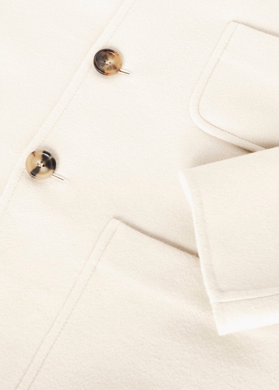 Mini Spagna Nougat cashmere jacket