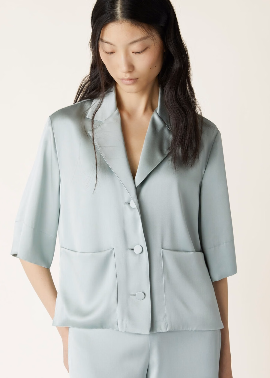 Jaime Silk Whispering Stream Jacket