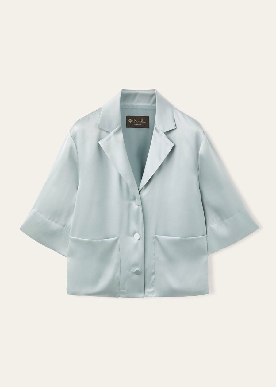 Jaime Silk Whispering Stream Jacket