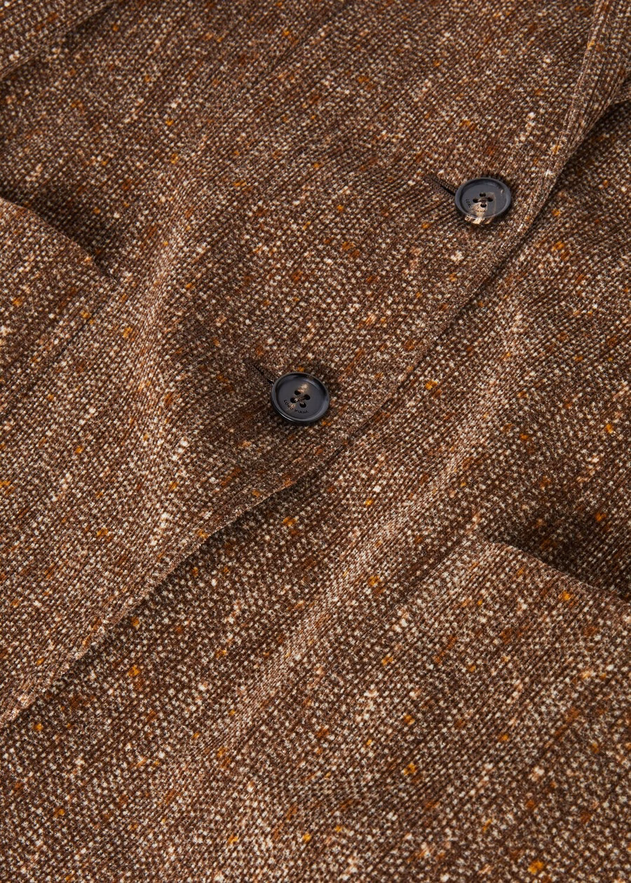 Eleanor Jacket Cotton Chocolate Noire/Pale Biscuits