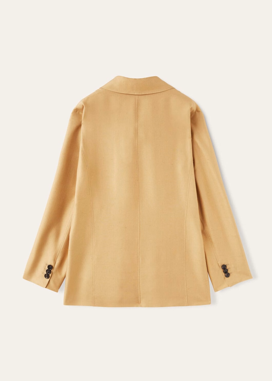 Matilde Jacket Silk Pebble
