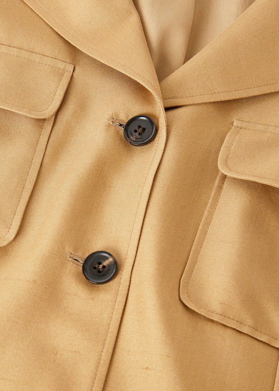 Matilde Jacket Silk Pebble
