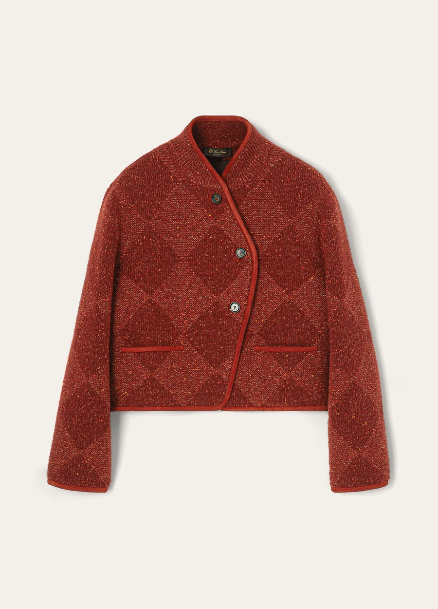 Cernobbio Cashmere Jacket Flame Storm