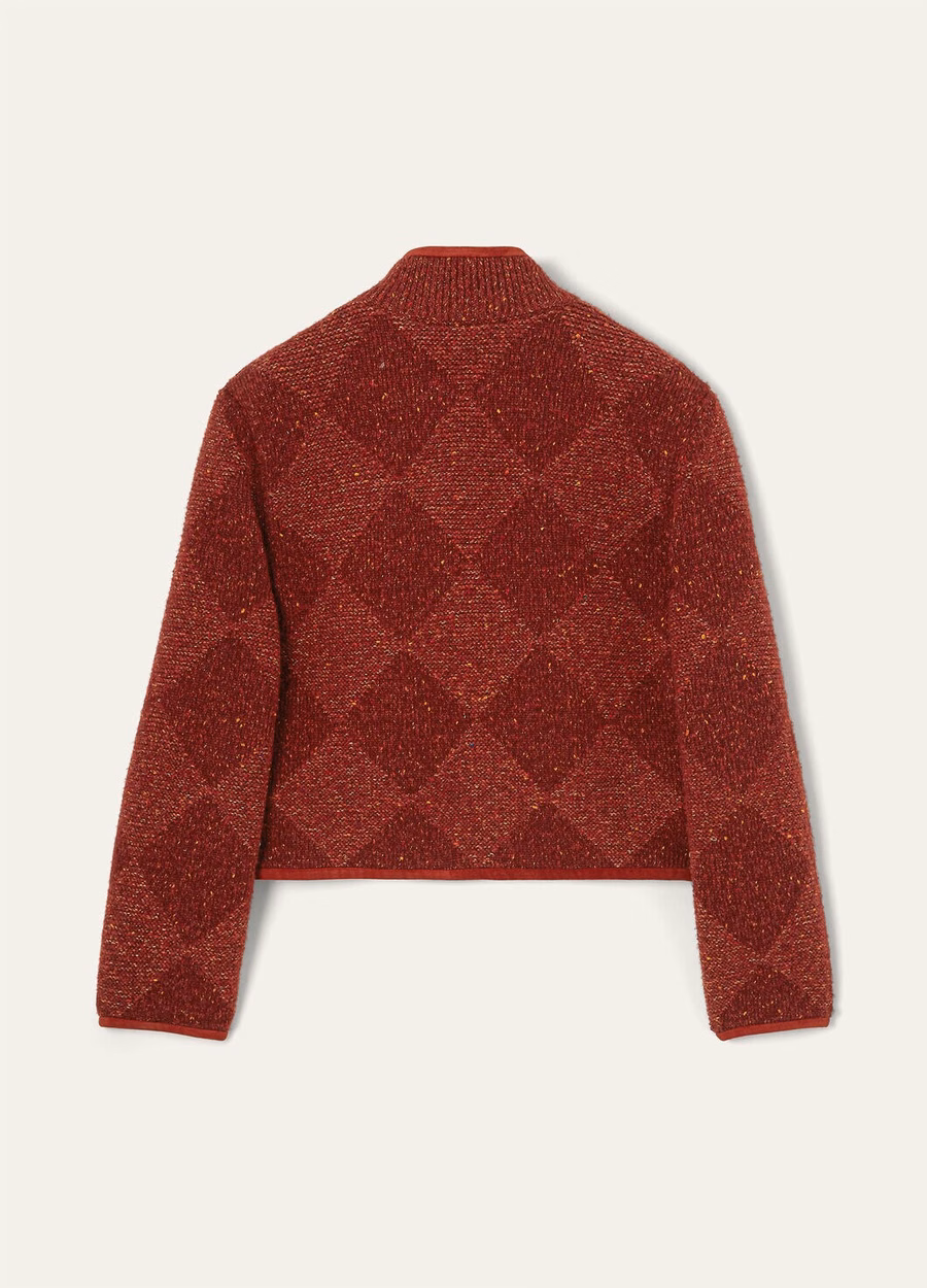 Cernobbio Cashmere Jacket Flame Storm