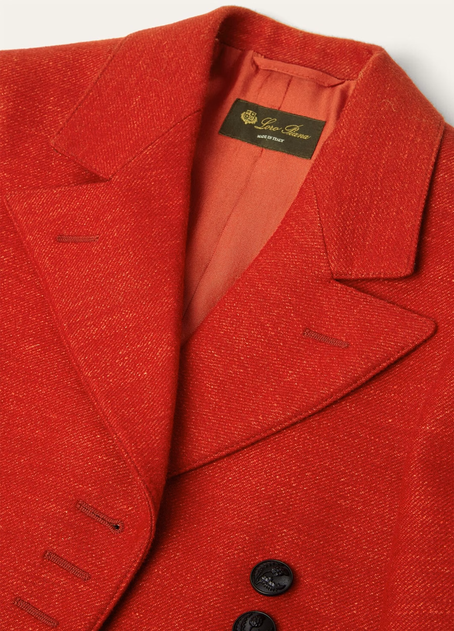 Raffaella Cashmere Wool Jacket Red Apple