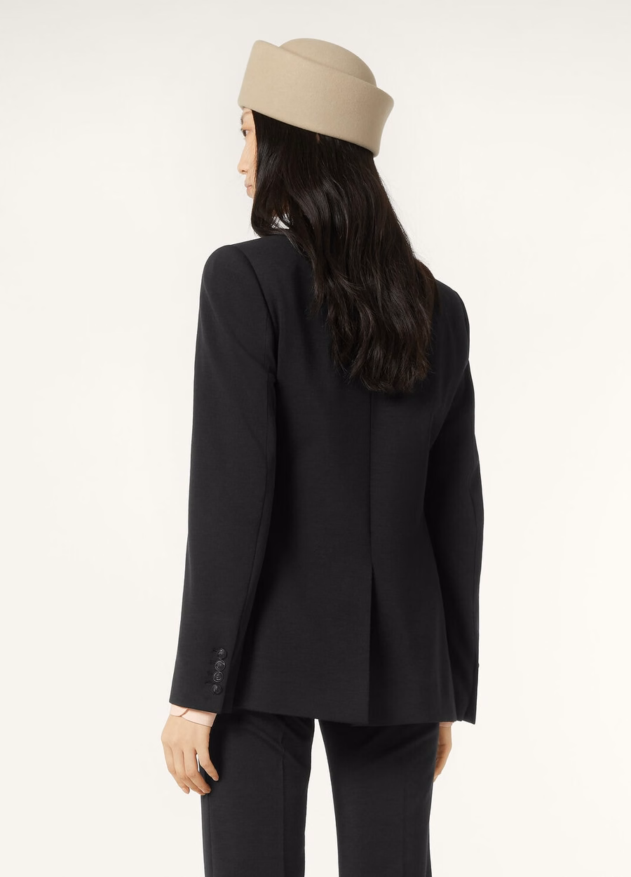 Hellen Black Virgin Wool Blazer