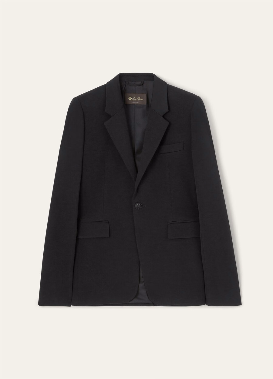 Hellen Black Virgin Wool Blazer