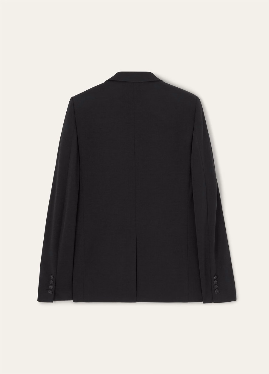 Hellen Black Virgin Wool Blazer