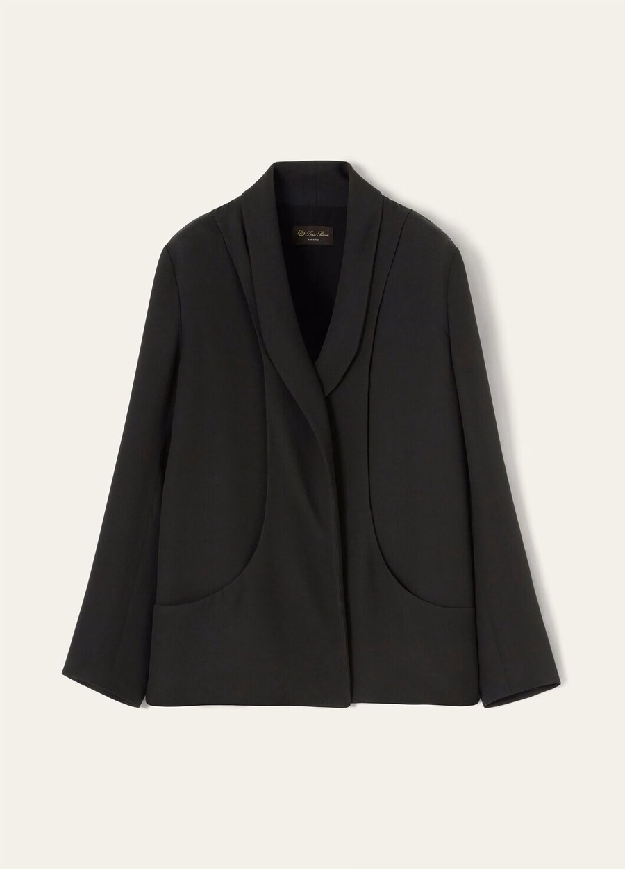 Annie Black Silk Jacket