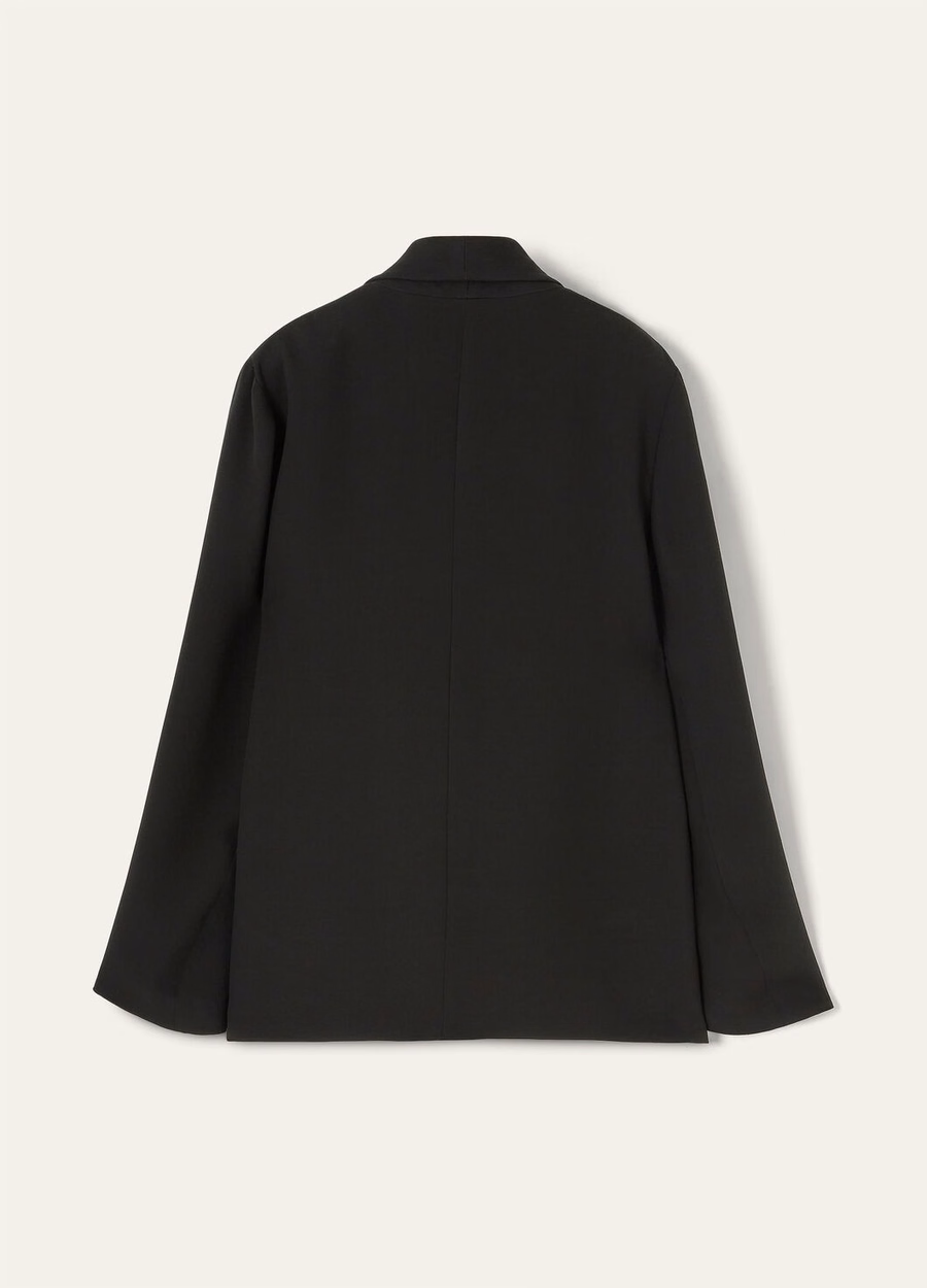 Annie Black Silk Jacket