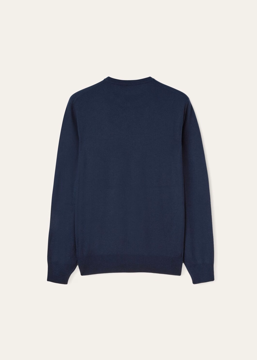 Superlight Crewneck Baby Cashmere Navy Blue
