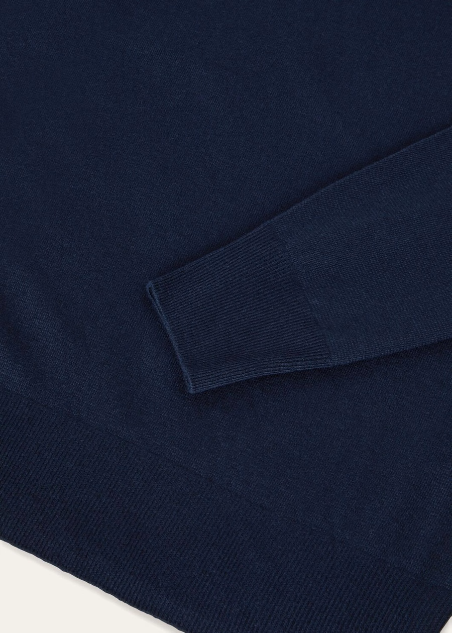 Superlight Crewneck Baby Cashmere Navy Blue