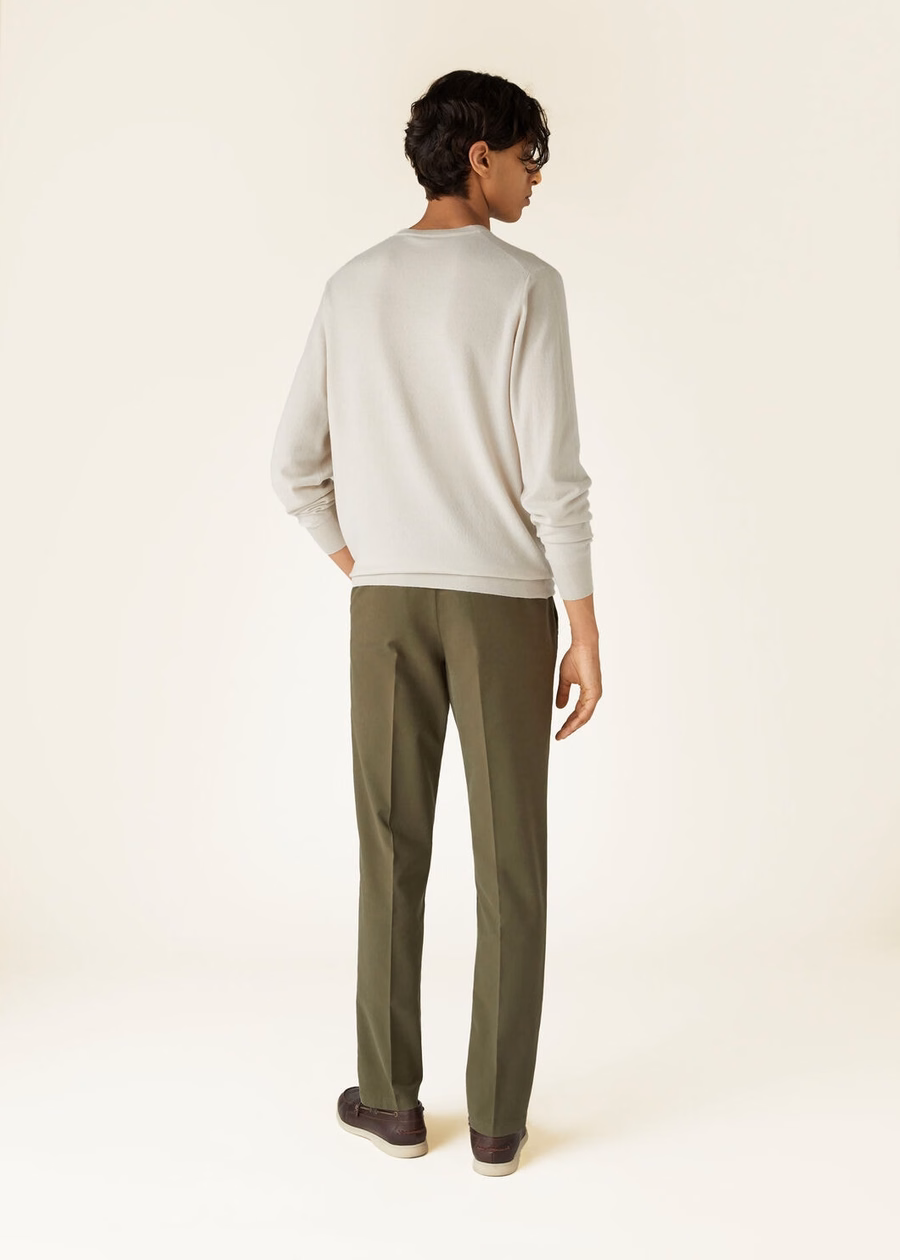 Superlight Crewneck Baby Cashmere Icy Grey