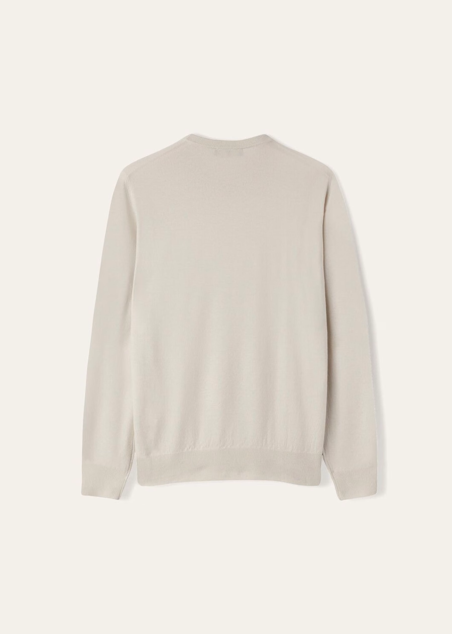 Superlight Crewneck Baby Cashmere Icy Grey