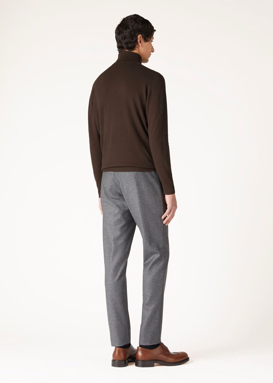 Turtleneck Baby Cashmere Chocolate Noire