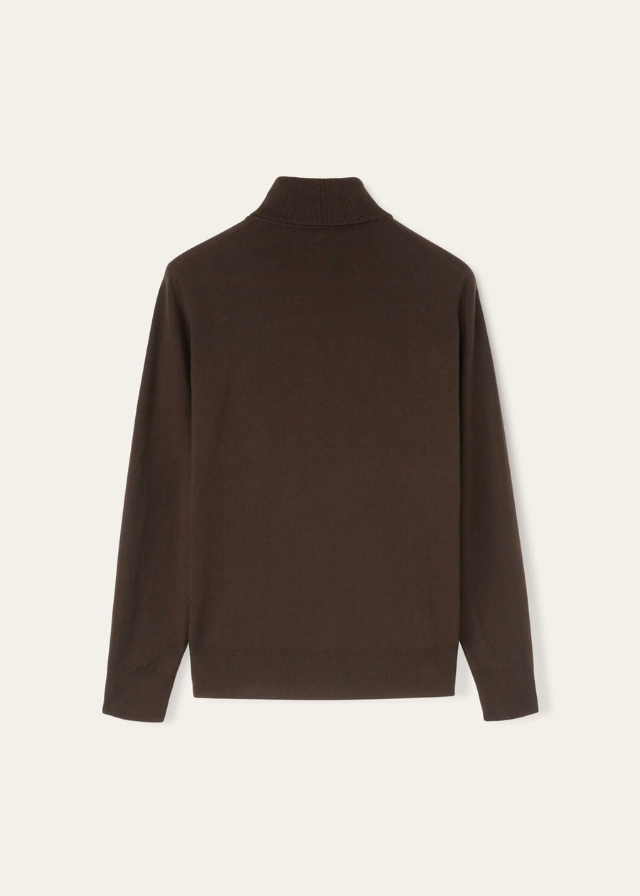 Turtleneck Baby Cashmere Chocolate Noire