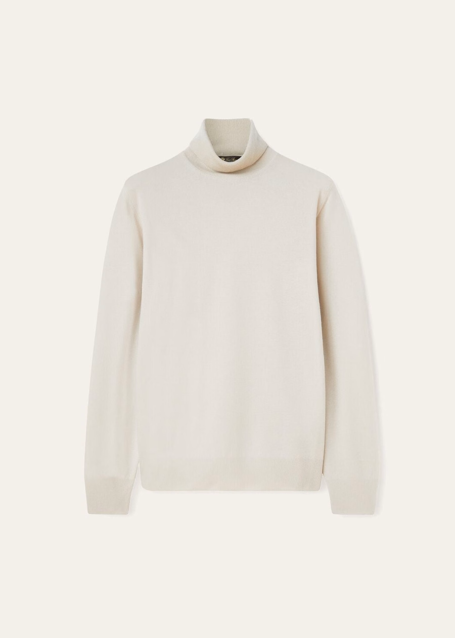Turtleneck Baby Cashmere Icy Grey