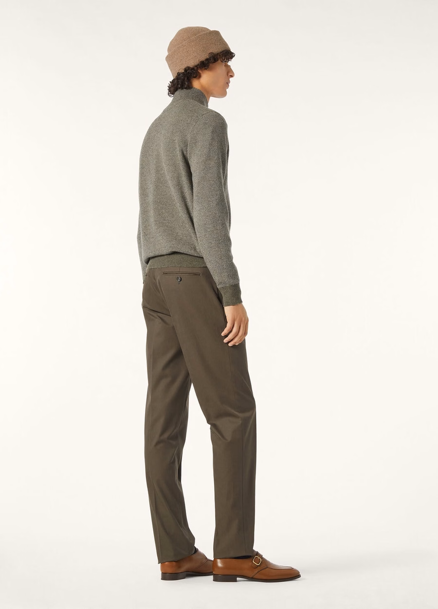 Roadster Sweater Mezzocollo Cashmere Dark Maple