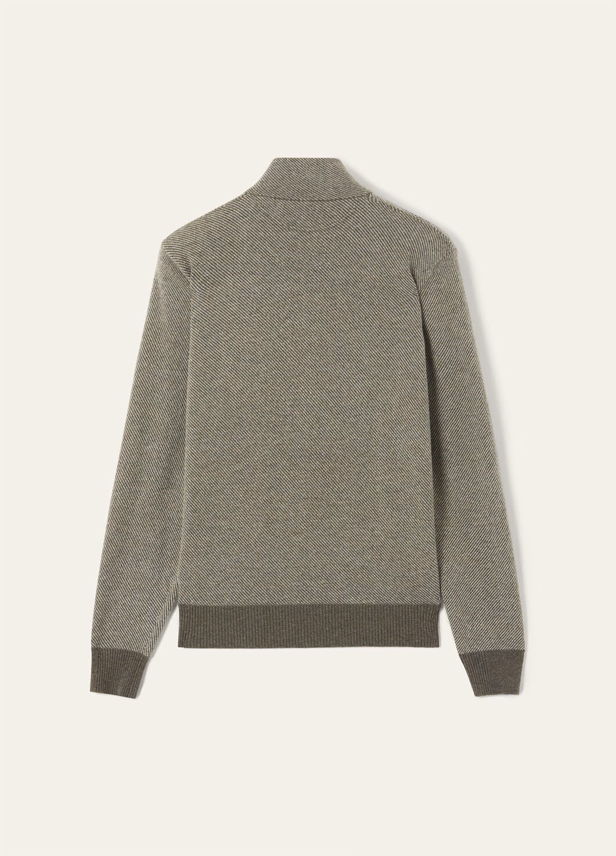 Roadster Sweater Mezzocollo Cashmere Dark Maple