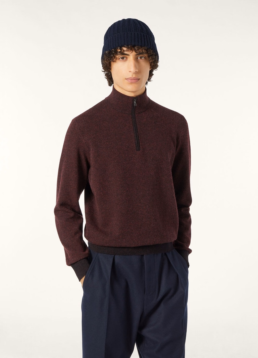 Roadster Mezzocollo Cashmere Brad Honey Sweater