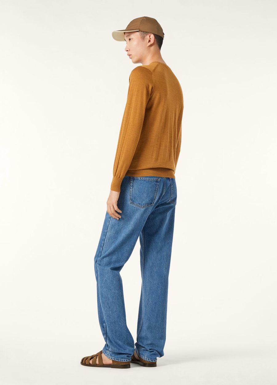 Wish® Wool Camel Oasis Melange Crewneck T-Shirt