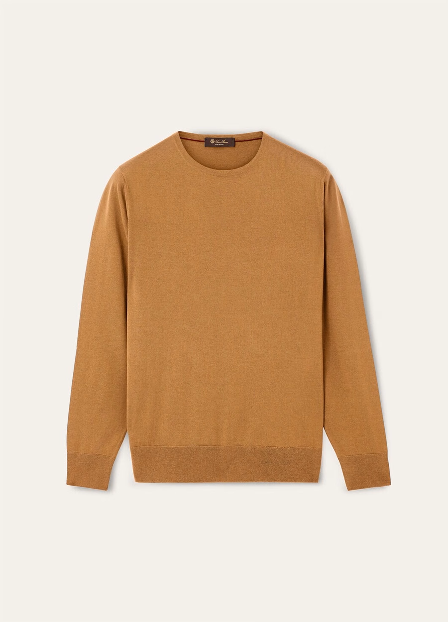 Wish® Wool Camel Oasis Melange Crewneck T-Shirt