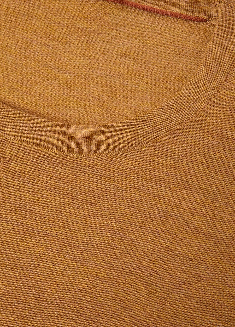 Wish® Wool Camel Oasis Melange Crewneck T-Shirt