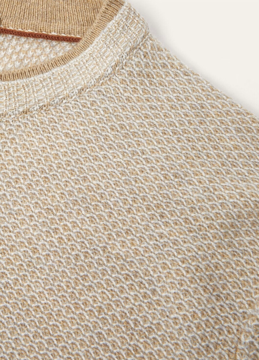 City Pull Crewneck Baby Cashmere Magnolia Petals