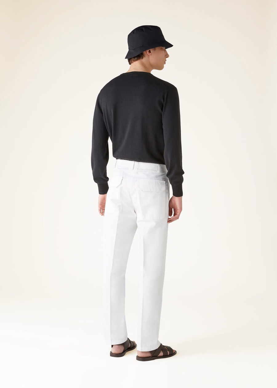 Cashmere caviar with V-neck