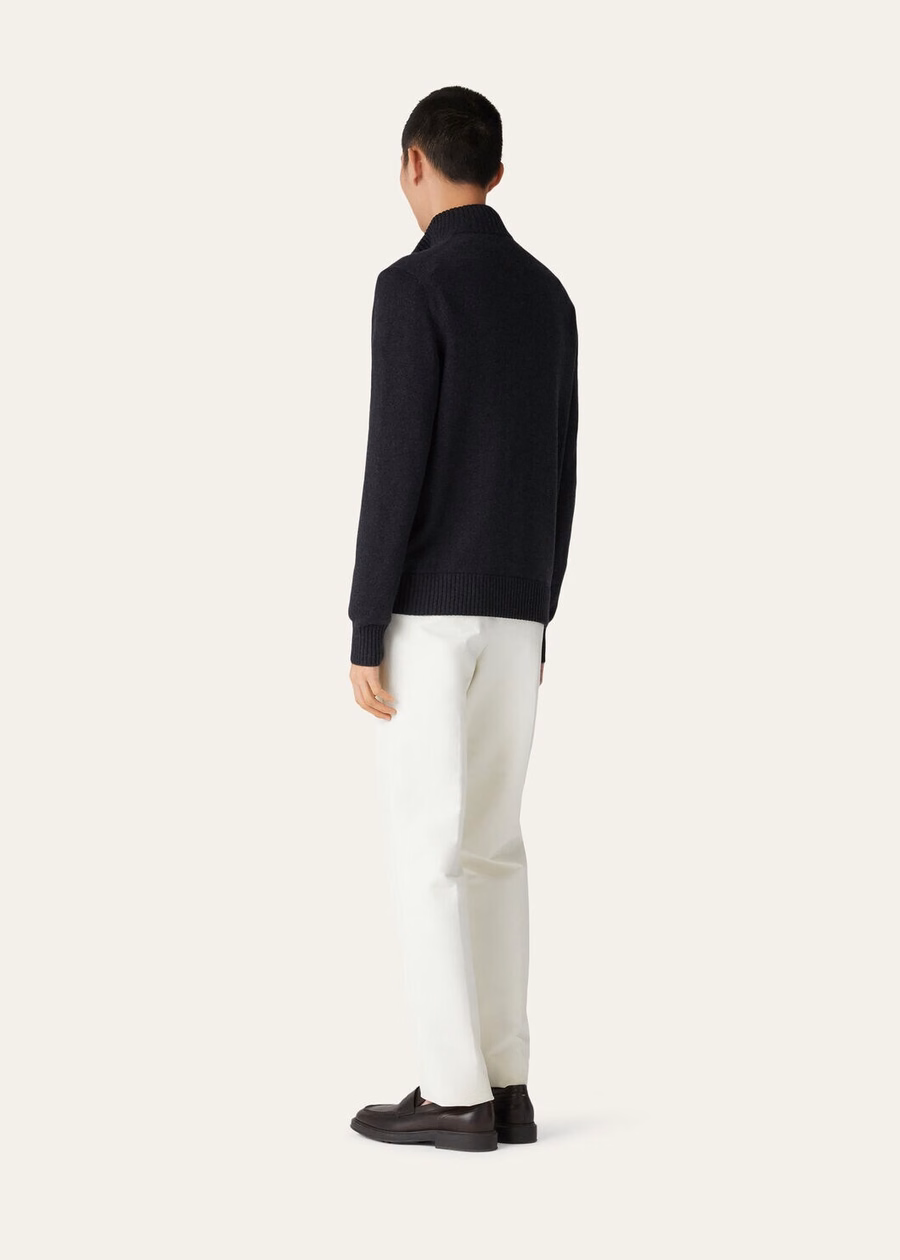 Parksville Bomber Jacket Baby Cashmere Black/Grey Melange