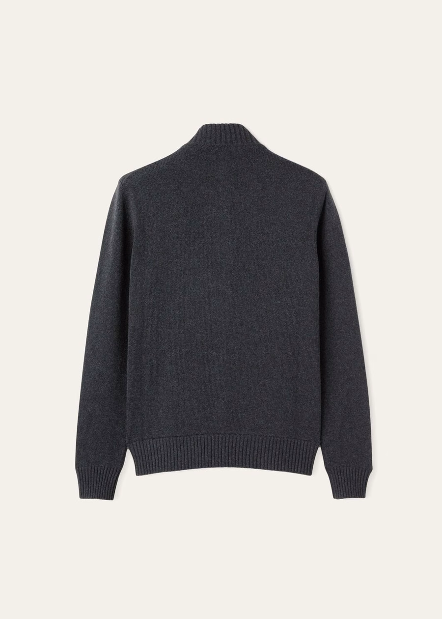 Parksville Bomber Jacket Baby Cashmere Black/Grey Melange