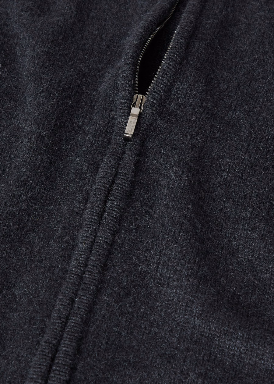 Parksville Bomber Jacket Baby Cashmere Black/Grey Melange