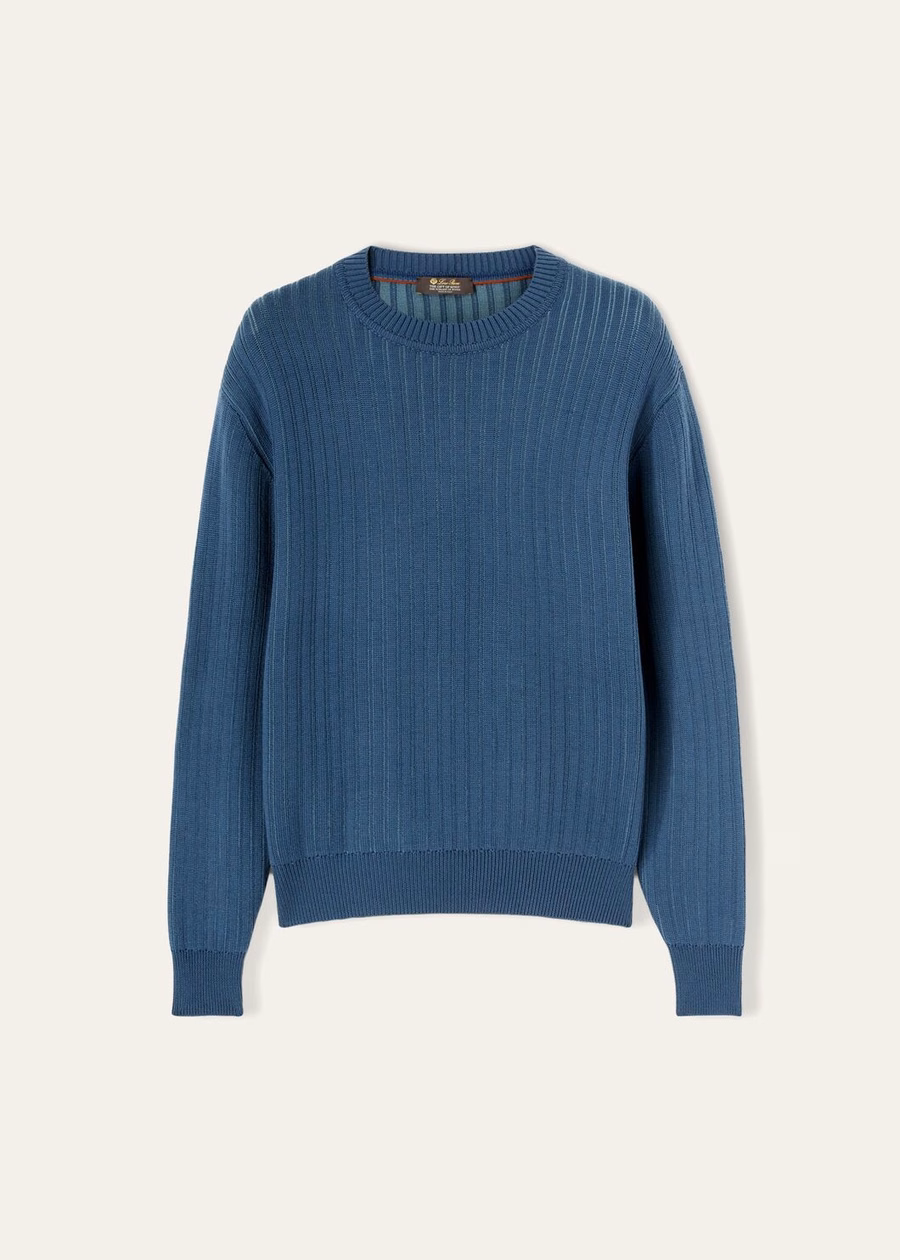 Cook Crewneck The Gift of Kings® Azzurro Petrolio Vanise'