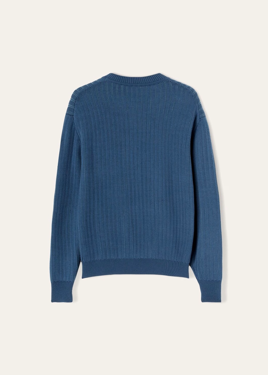 Cook Crewneck The Gift of Kings® Azzurro Petrolio Vanise'
