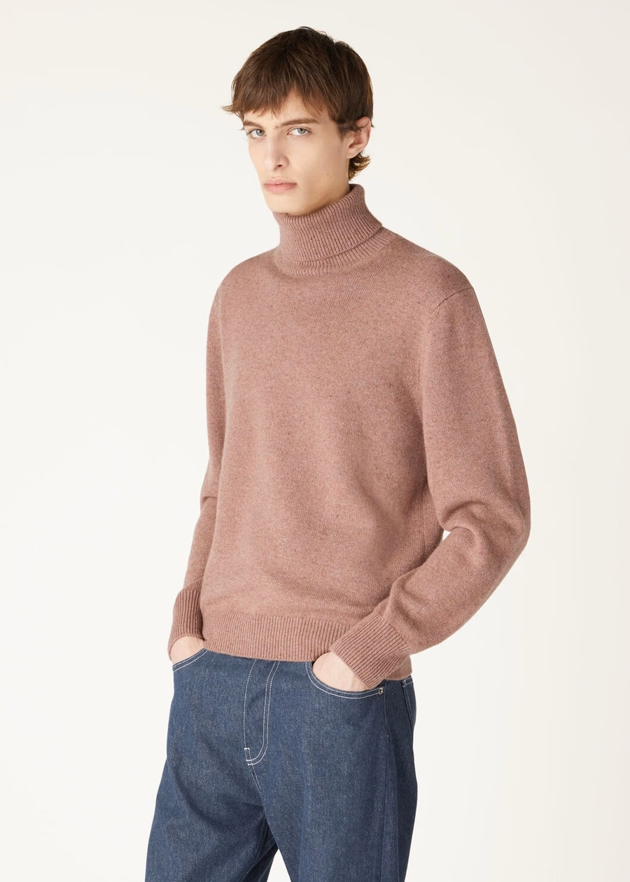 Loro Turtleneck Cashmere Red Sand Mel