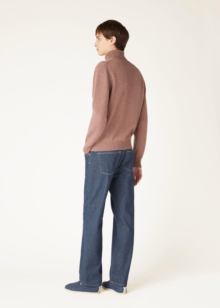 Loro Turtleneck Cashmere Red Sand Mel
