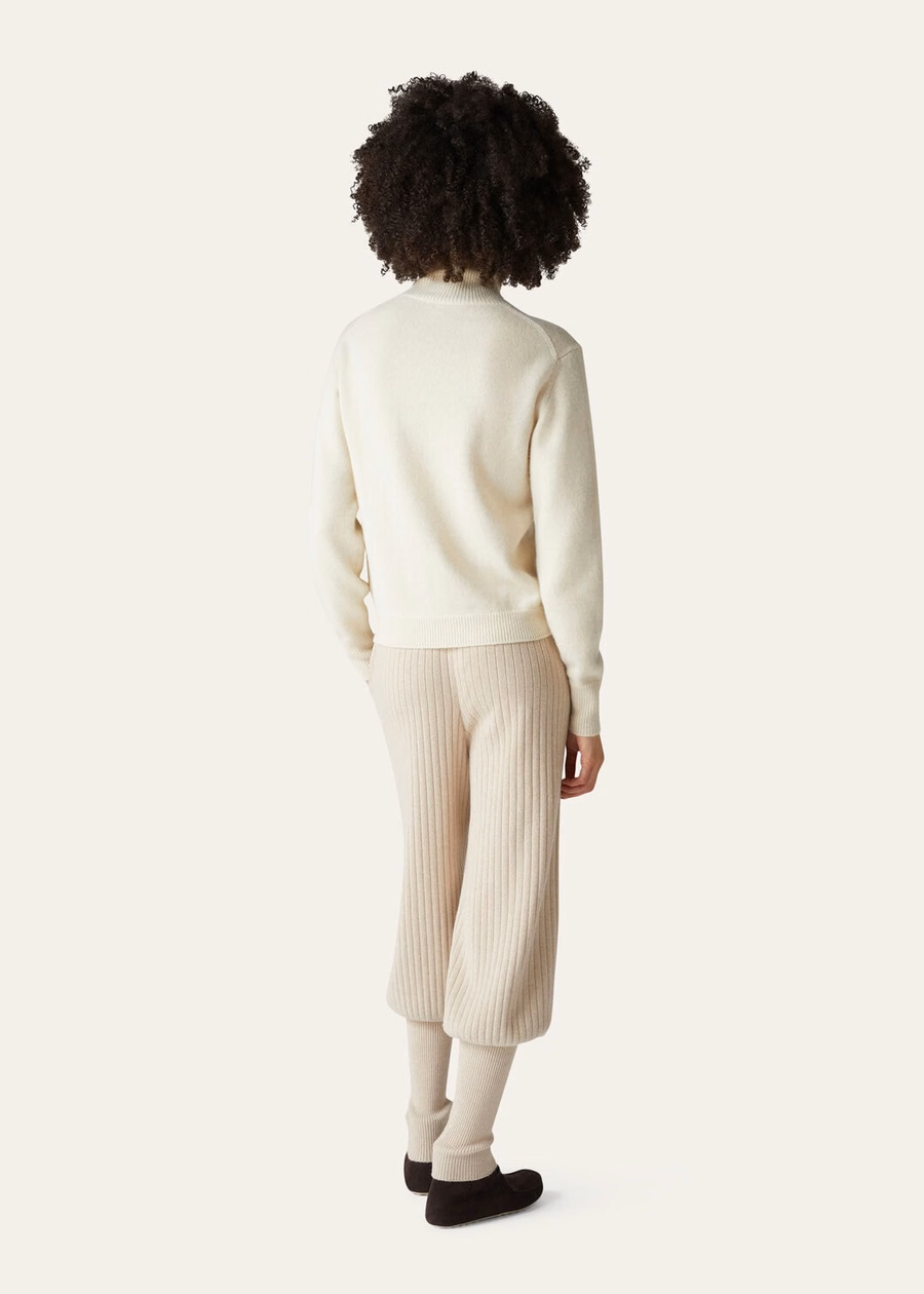 Loro Turtleneck Cashmere Pure Dunes Mel