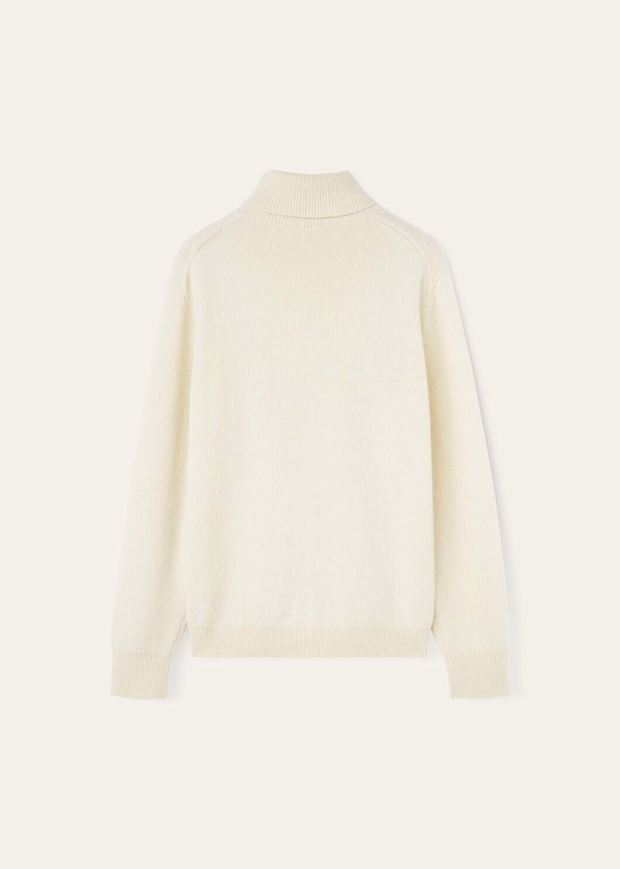 Loro Turtleneck Cashmere Pure Dunes Mel