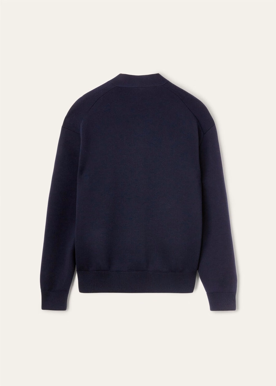 The Gift of Kings® Blue Navy/Deep Well Brown Cardigan